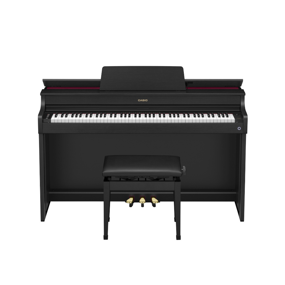 CASIO カシオ CELVIANO AP-300BK セルヴィアーノ ブラック 電子ピアノ 【組立設置無料サービス中】 正面画像