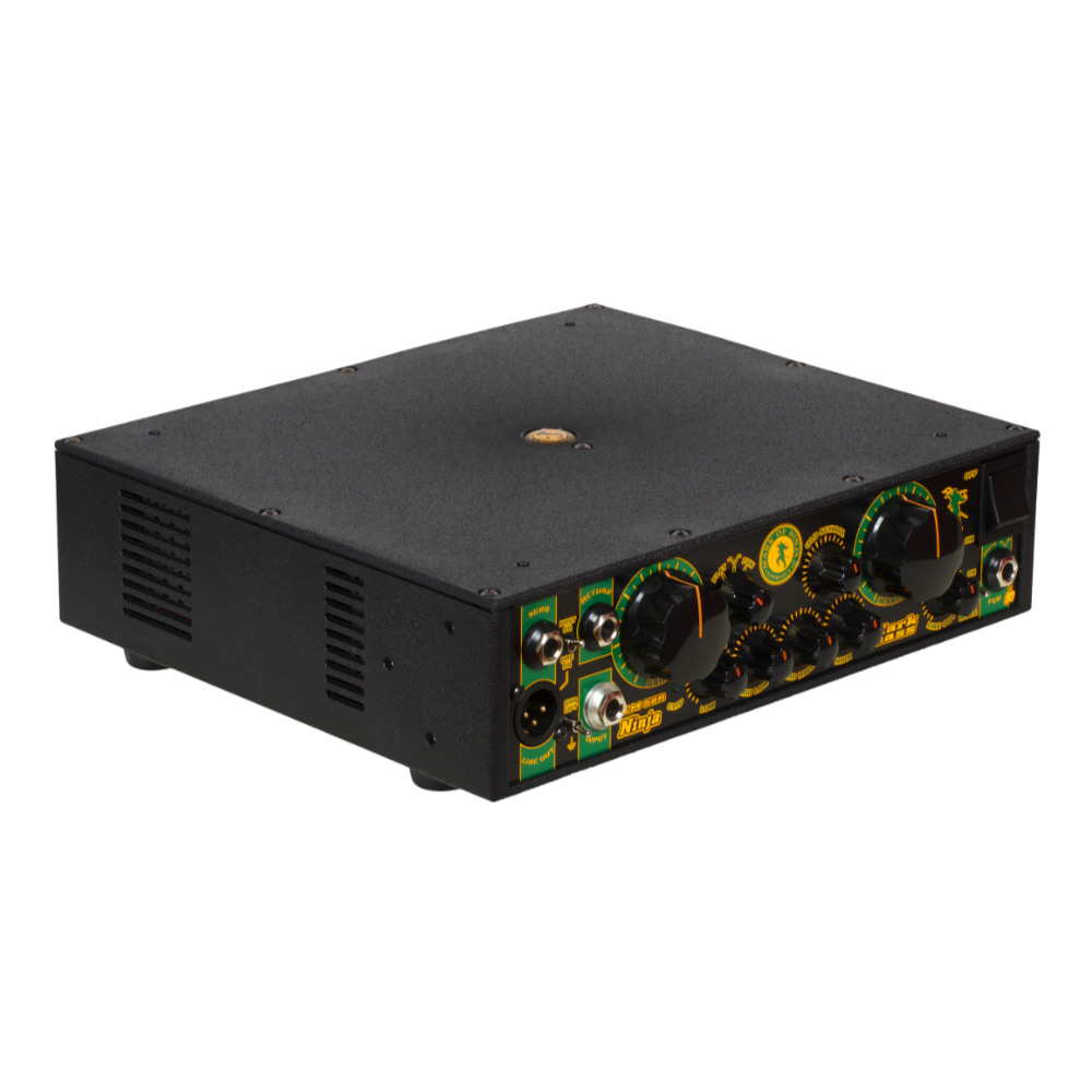 Markbass マークベース MAK-LMNJ58R Little Mark Ninja 58R ベースアンプ ヘッド 斜めアングル画像