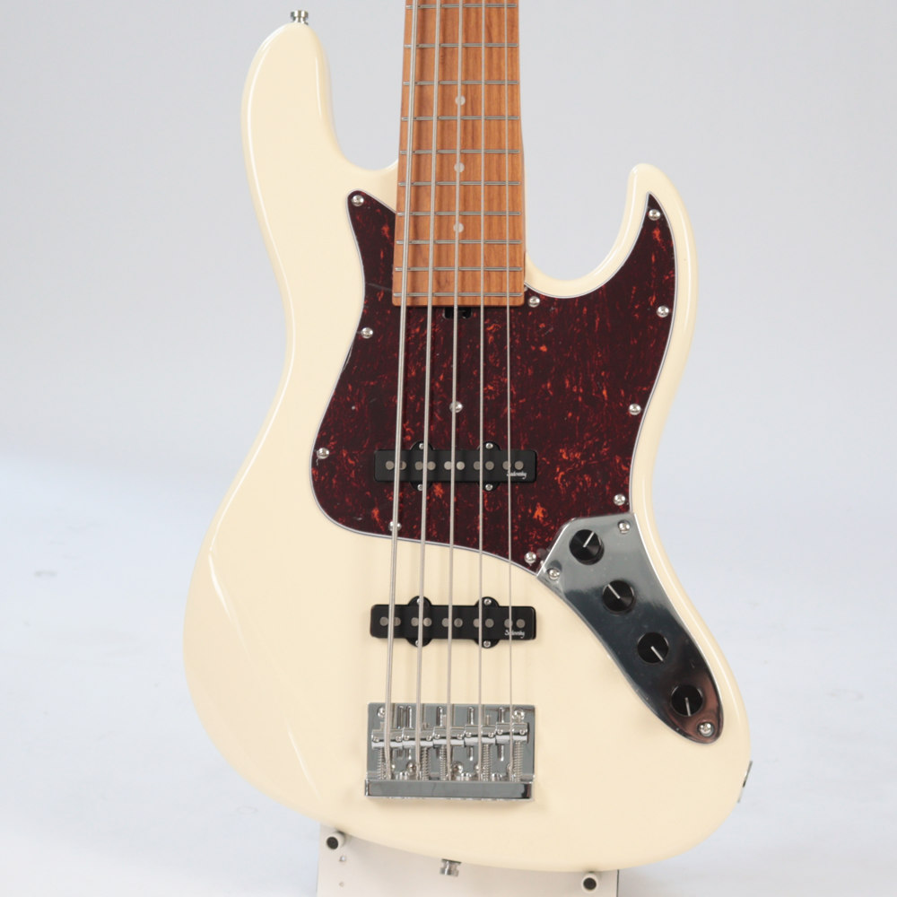 Sadowsky サドウスキー MetroExpress MX21 VJ5 Maple Fingerboard Olympic White 5弦エレキベース ボディトップ画像
