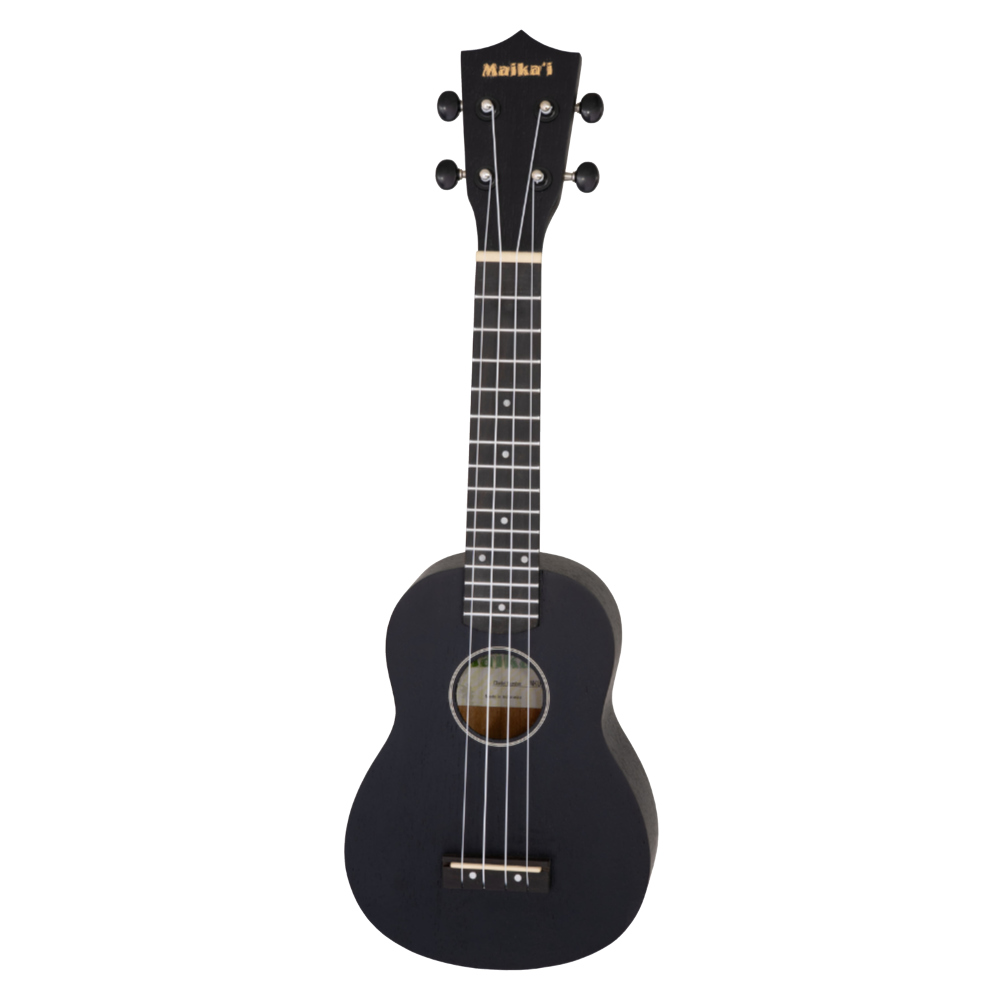 Maika’i マイカイ MKU-1 SBK シースルーブラック ソプラノウクレレ ソフトケース付