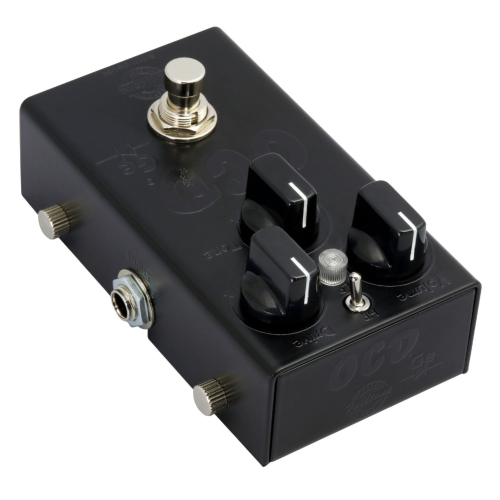 Fulltone フルトーン OCD-GE LTD BLK オーバードライブ ディストーション ギターエフェクター リア斜めアングル画像