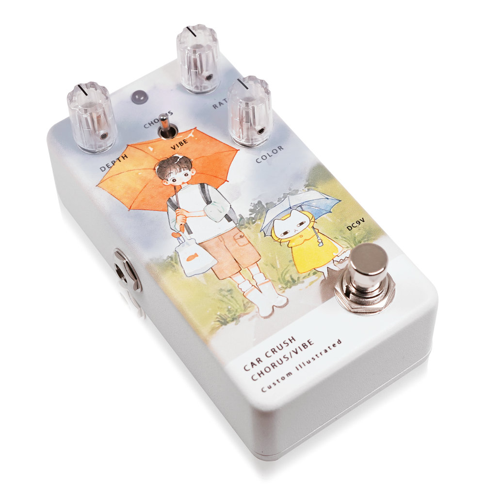 Animals Pedal アニマルズペダル Custom Illustrated CCV yung kai 02 meandstinki コーラス トレモロ/ヴィブラート ギターエフェクター 全体