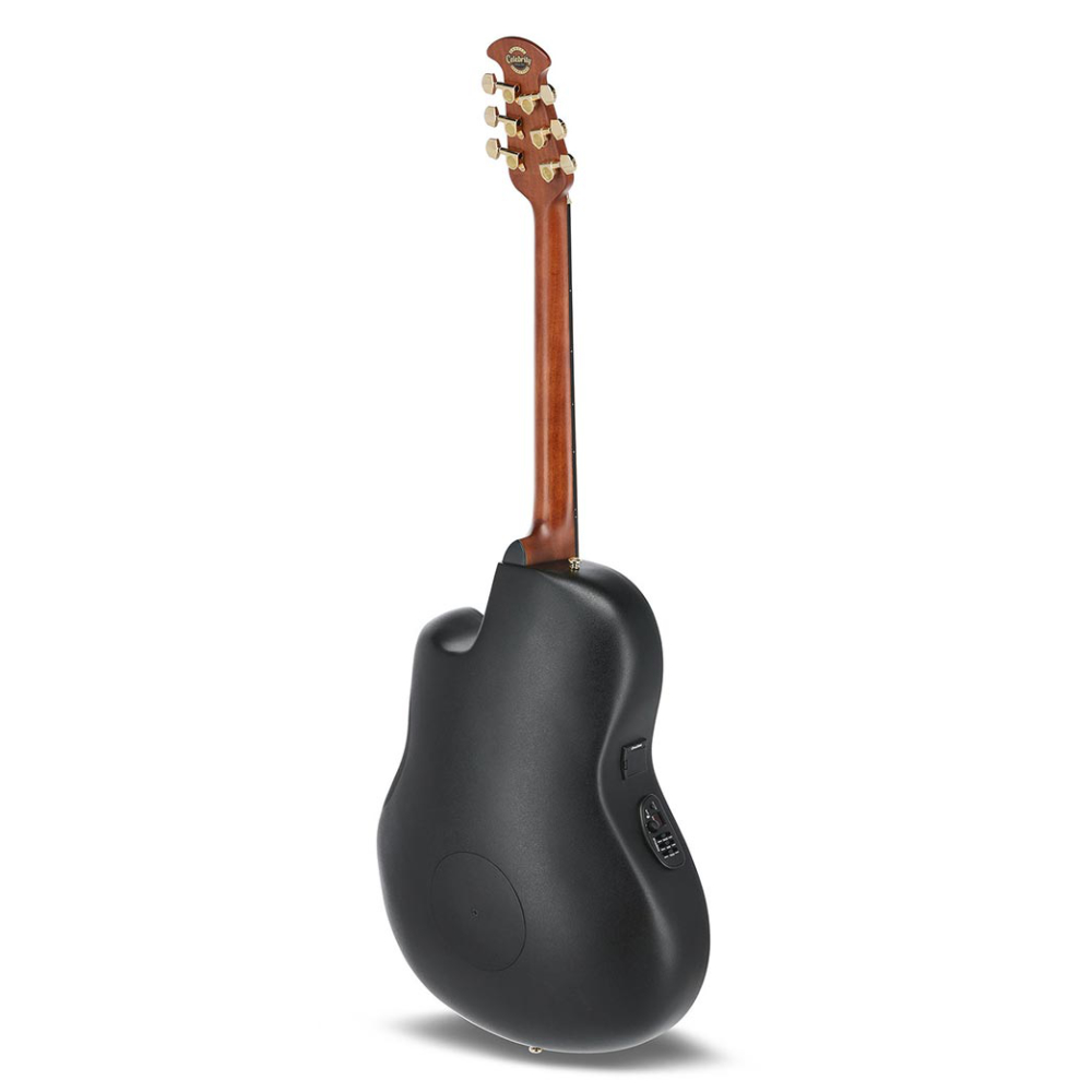 OVATION オベーション Celebrity Elite Plus CE44P FLE Mid Cutaway エレクトリックアコースティックギター バック画像
