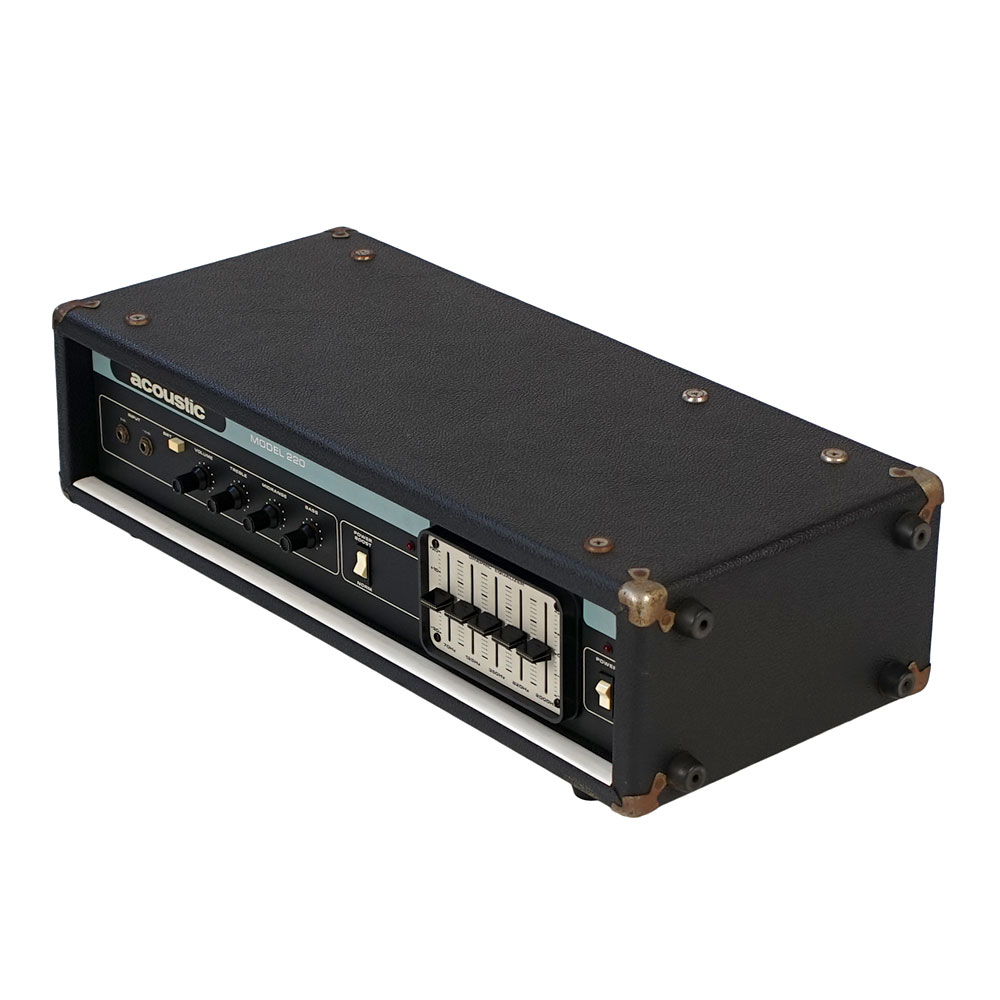 【中古】 acoustic アコースティック MODEL 220 ベースアンプ ヘッド 全体