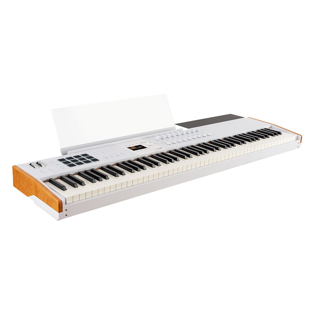 USB MIDIキーボード コントローラー ARTURIA KeyLab mk3 88 WH アートリア キーラボ 88鍵盤 ホワイト バンドルソフト付き 全体