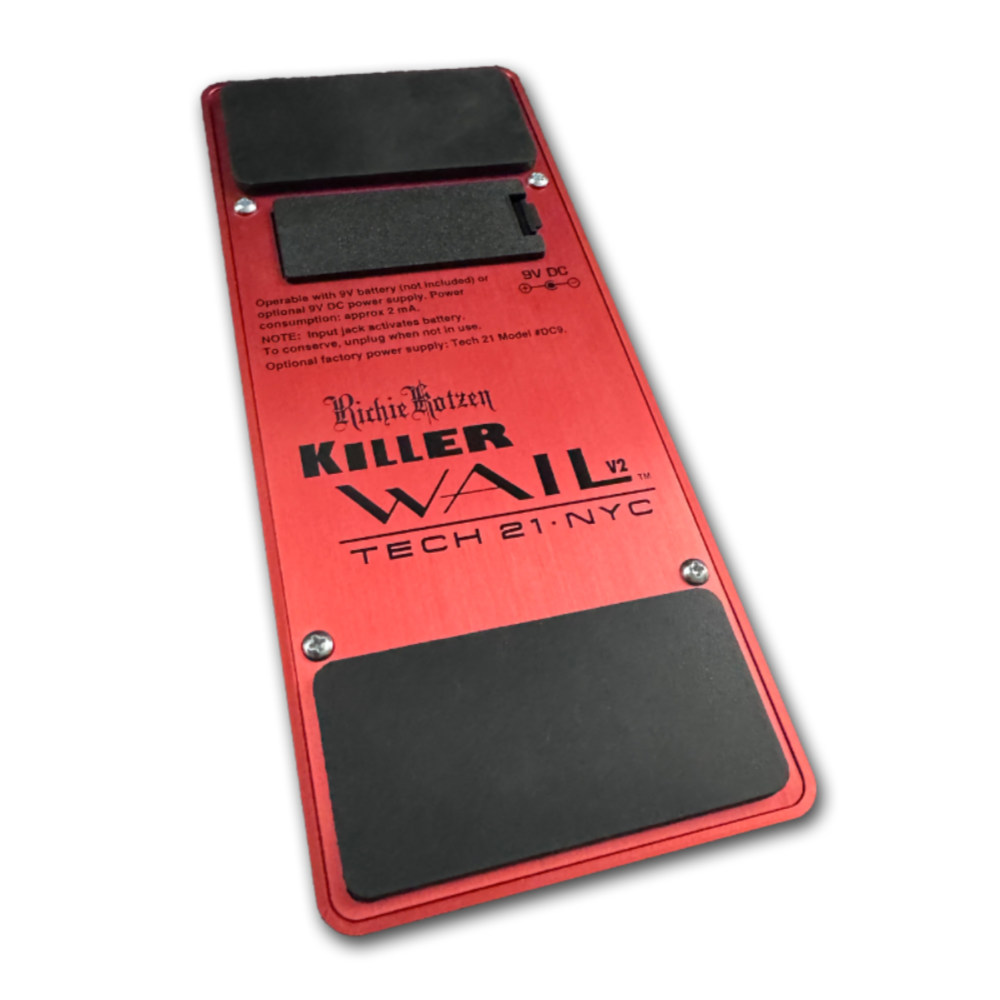 TECH21 テック21 KILLER WAIL V2 Richie Kotzen Signature Model ワウペダル ギターエフェクター ボトム画像