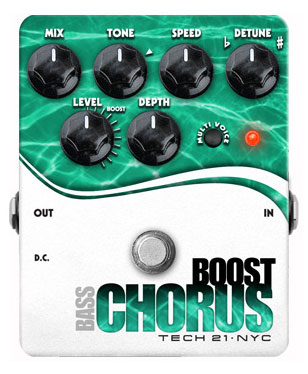 SANSAMP/Tech21 Bass Boost Chorus ベース用コーラスエフェクター ...