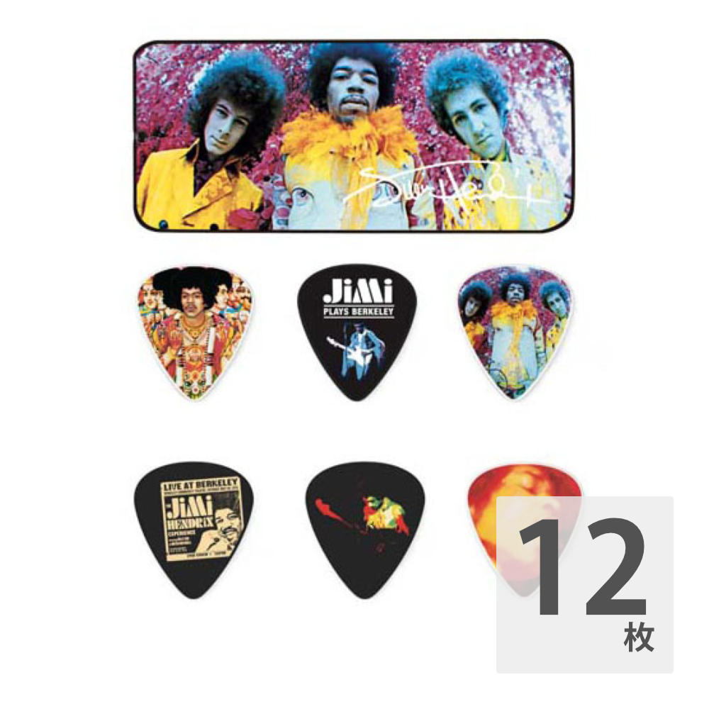 JIM DUNLOP JHPT01M Jimi Hendrix ARE YOU EXPERIENCED Medium ピック＆ケース