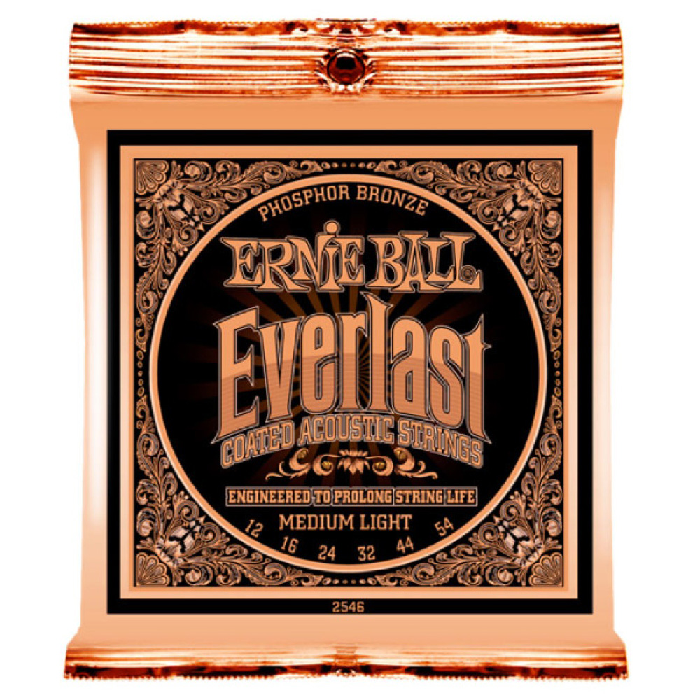 アーニーボール ERNIE BALL 2546 Everlast Coated PHOSPHOR BRONZE MEDIUM LIGHT  アコースティックギター弦