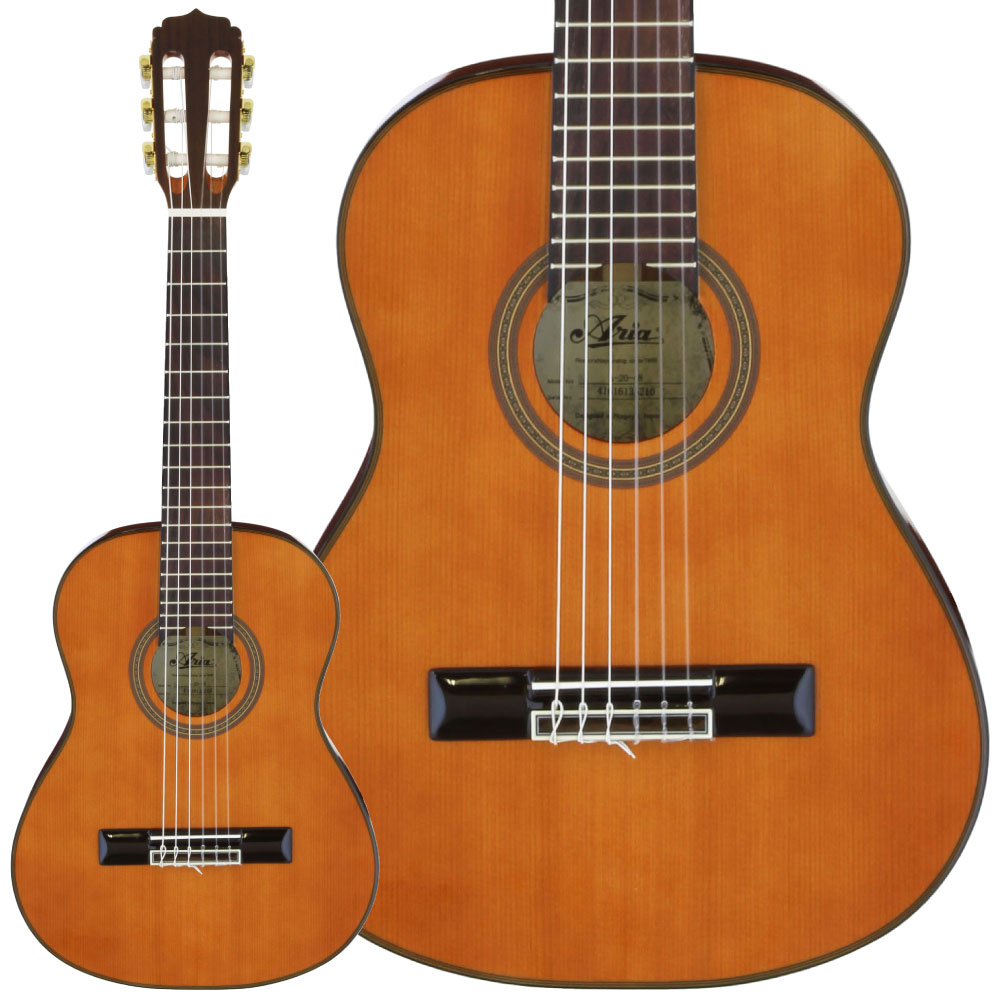 Aria A20-48 ミニクラシックギター ソフトケース付き-