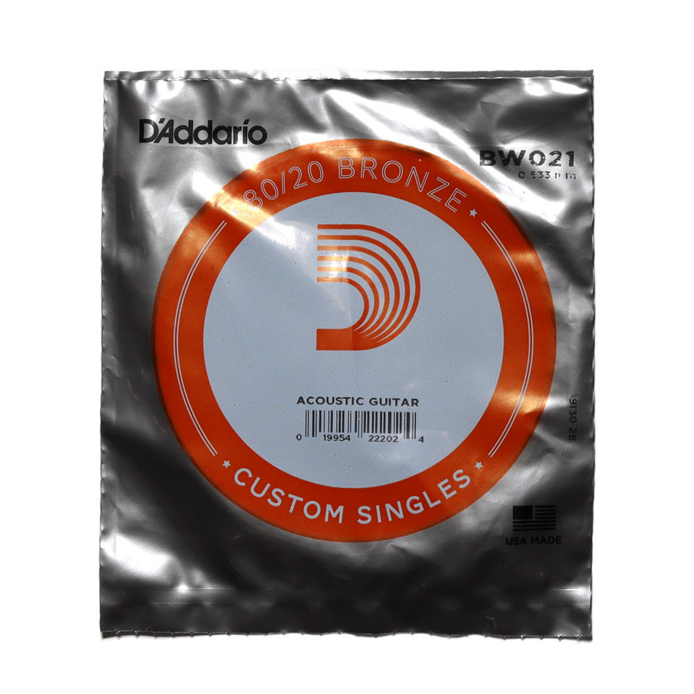 D’Addario BW021 80/20 Bronze バラ弦