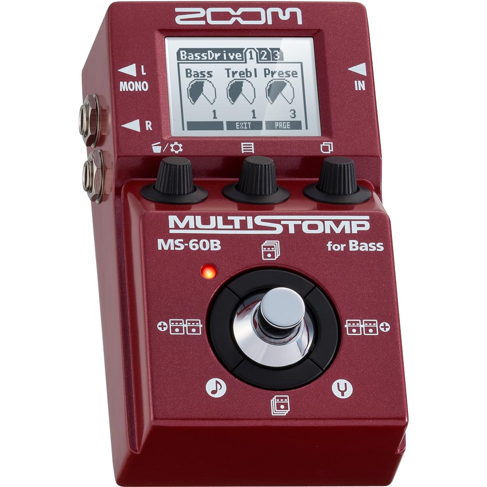 ZOOM MultiStomp MS-60B ベースエフェクター 純正アダプター付きセット