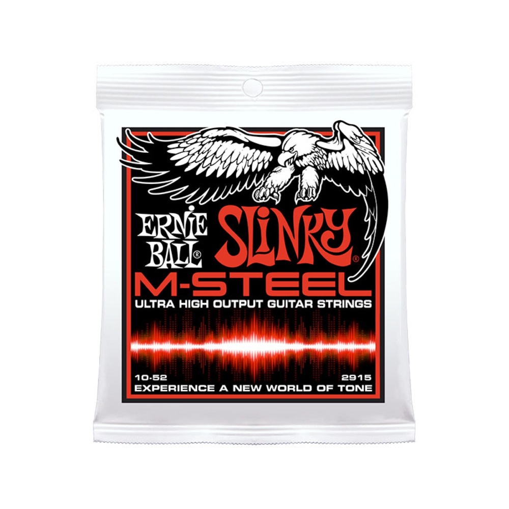 ERNIE BALL 2915 M-Steel Skinny Top Heavy Bottom エレキギター弦×6セット