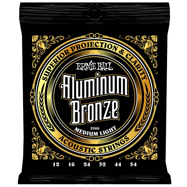 アーニーボール ERNIE BALL 2566 Aluminum Bronze Medium Light ×12セット(アーニーボール  アコースティックギター弦 12-54) | web総合楽器店 chuya-online.com