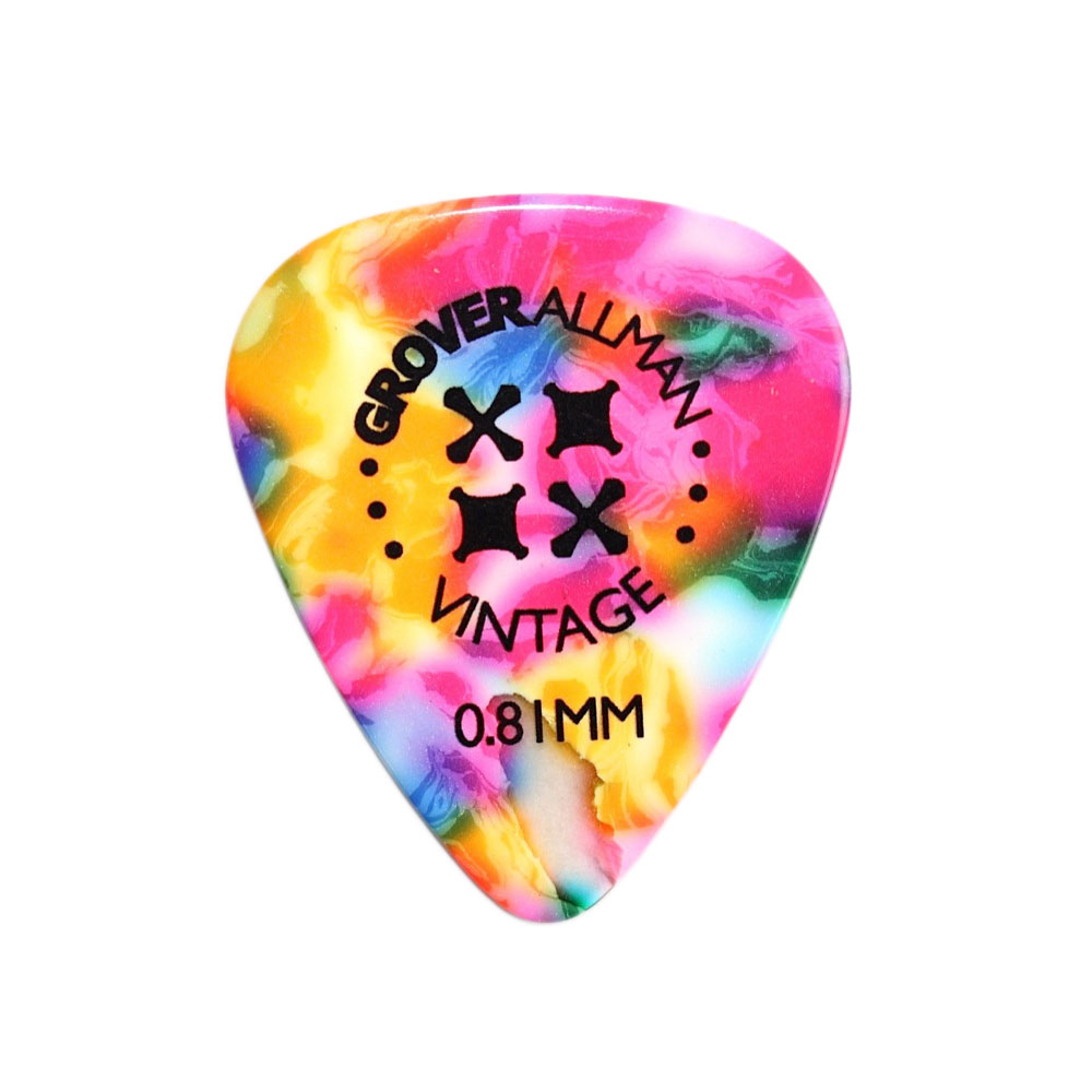 Grover Allman Vintage Celluloid Rainbow 0 81mm Ppv4909 ギターピック 30枚 グローバーオールマン ビンテージセルロイド ギターピック Chuya Online Com 全国どこでも送料無料の楽器店