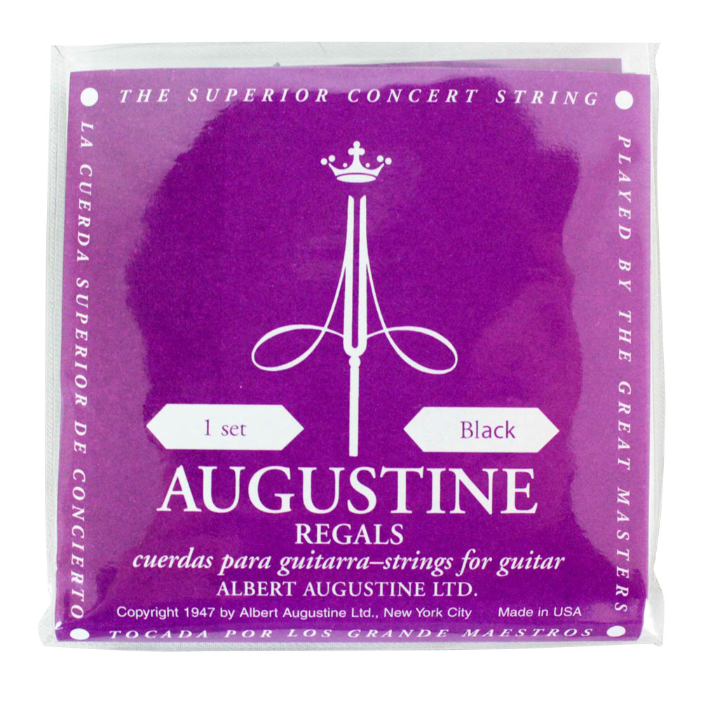 AUGUSTINE REGAL BLACK SET クラシックギター弦×3セット(オーガスチン