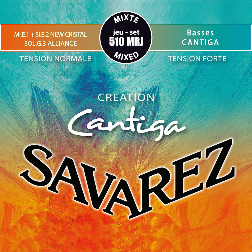 SAVAREZ 510MRJ CREATION Cantiga Mixd tension SET クラシックギター弦×6セット