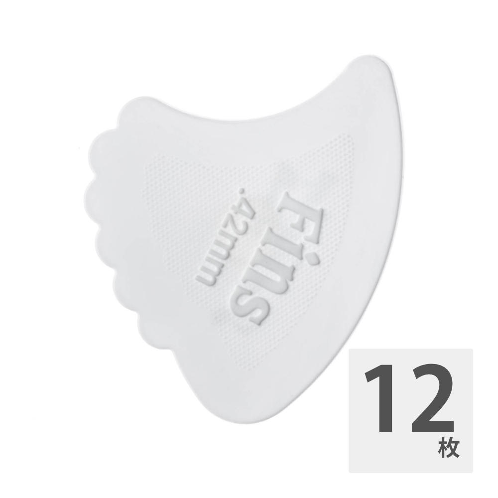 JIM DUNLOP 444 Nylon Fins 0.42mm ギターピック×12枚