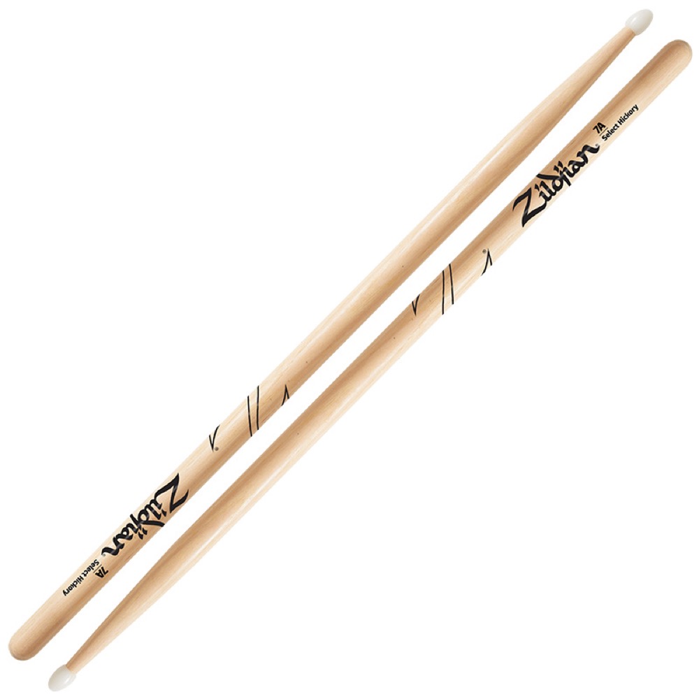 ZILDJIAN LAZLZ7AN Hickory Series SUPER 7A NYLON NATURAL DRUMSTICK ドラムスティック×3セット