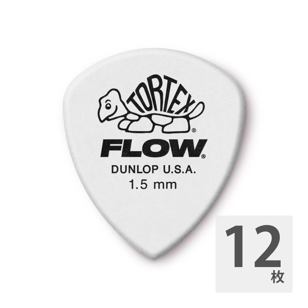 JIM DUNLOP 558B150 Tortex FLOW Standard 1.50mm ギターピック×12枚