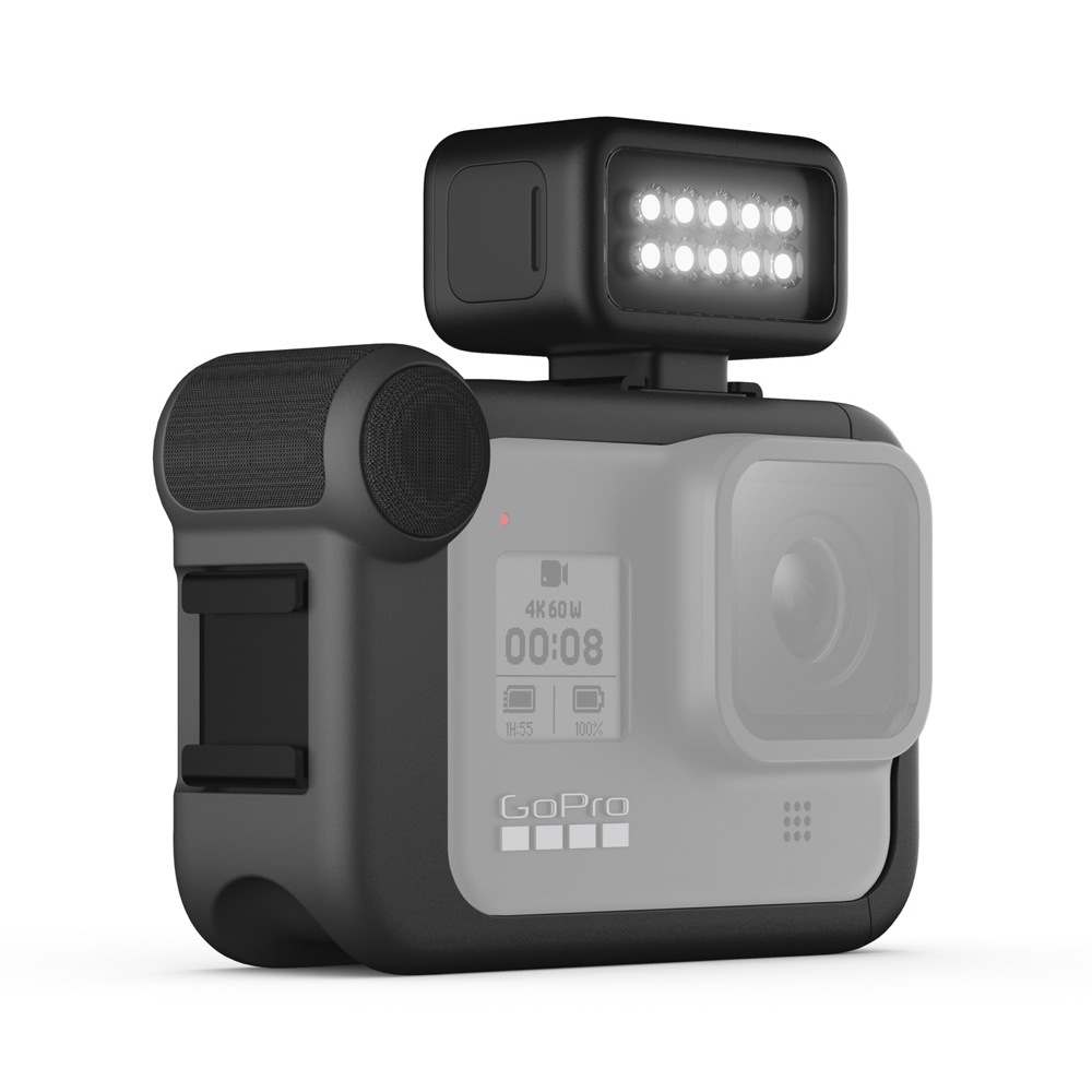 GoPro AJFMD-001 ＆ ALTSC-001-AS HERO8用 メディアモジュラー ライトモジュラー セット