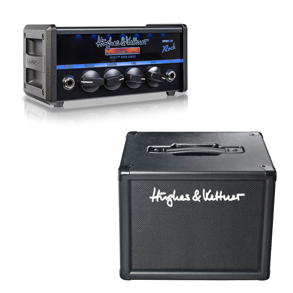 Hughes＆Kettner HUK-SPNANO/R SPIRIT OF Rock / TM110 Cabinet 小型ギターアンプ  ヘッド＆スピーカーキャビネットセット