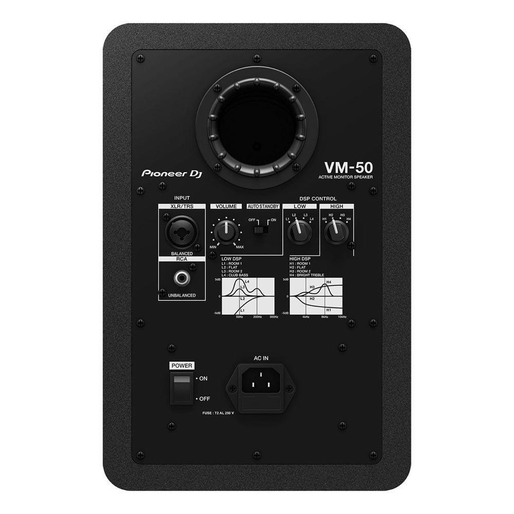 Pioneer DJ VM-50 VMシリーズ アクティブモニタースピーカー 1ペア（2台） 5.25インチ