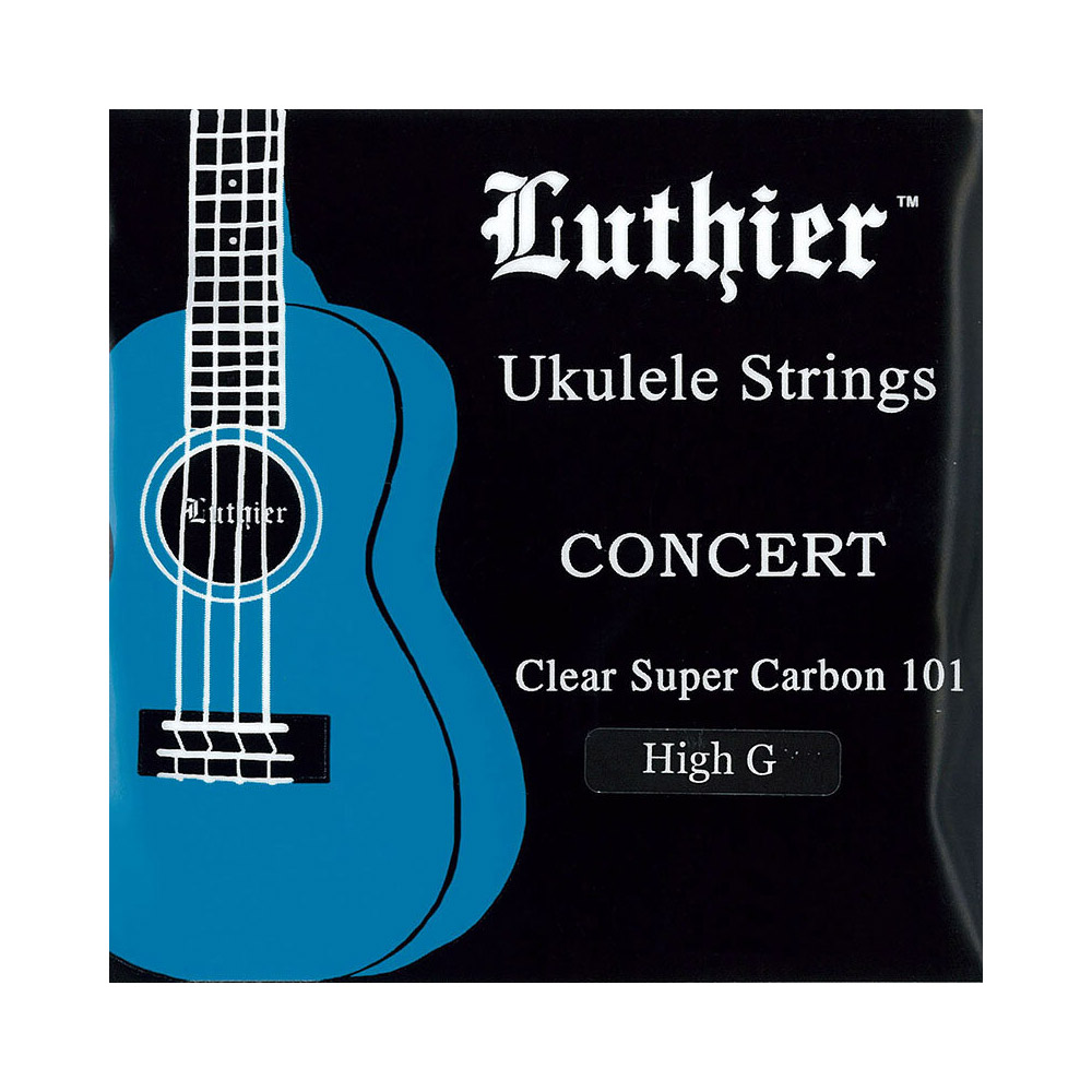 Strings　101　Carbon　全国どこでも送料無料の楽器店　G　LU-CU-HG　High　コンサートウクレレ用)　ウクレレ弦×3セット(ルシエール　Ukulele　Luthier　コンサート用　Super　フロロカーボン弦