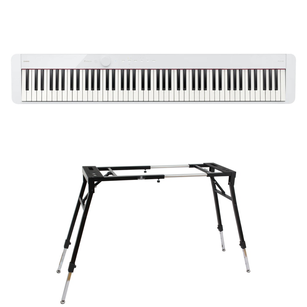 カシオ CASIO Privia PX-S1100 WE 電子ピアノ キーボードスタンド 2点