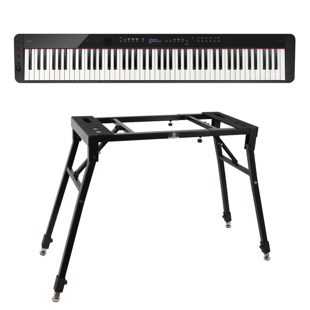 カシオ CASIO Privia PX-S3100 BK 電子ピアノ キーボードスタンド 2点