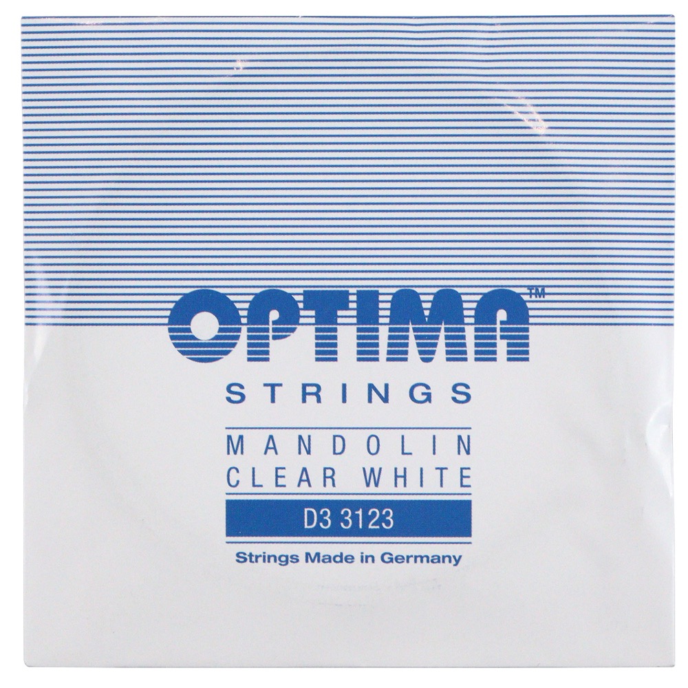 Optima Strings D3 3123 CLEAR WHITEE 3弦 バラ弦 マンドリン弦×3セット