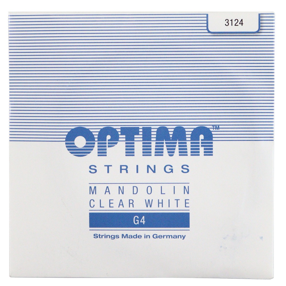 Optima Strings G4 3124 CLEAR WHITE 4弦 バラ弦 マンドリン弦×3セット