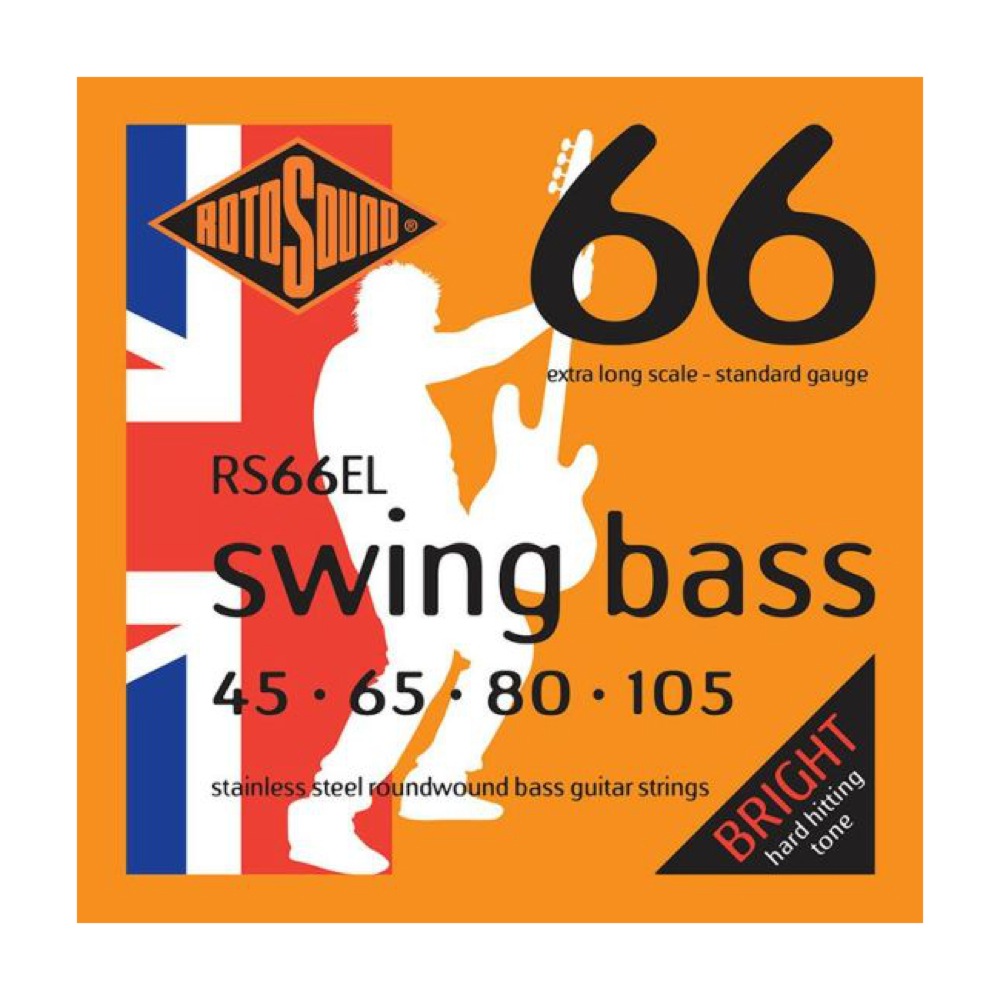 ROTOSOUND RS66EL Swing Bass 66 Extra Standard 45-105 EXTRA LONG SCALE エレキ ベース弦×2セット(ロトサウンド エレクトリックベース弦 .045-.105) | web総合楽器店 chuya-online.com