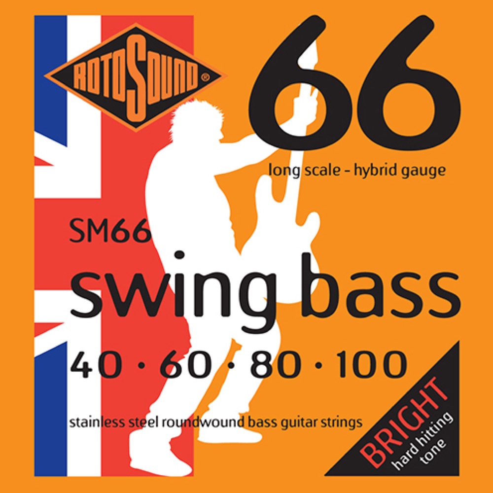 ROTOSOUND SM66 SWING BASS 66 HYBRID 40-100 エレキベース弦×2セット