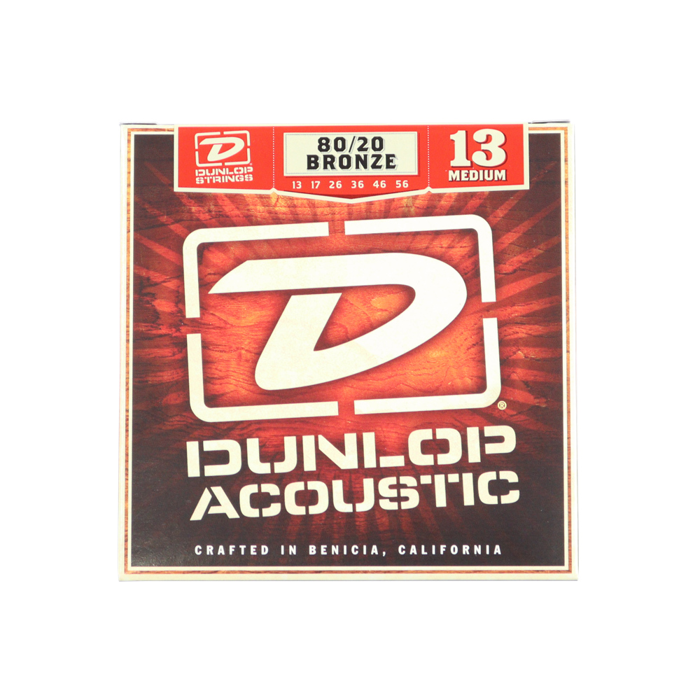 JIM DUNLOP 80/20 BRONZE DAB1356 Medium アコースティックギター弦×6セット(ジムダンロップ アコギ弦 ミディアム)  | web総合楽器店 chuya-online.com