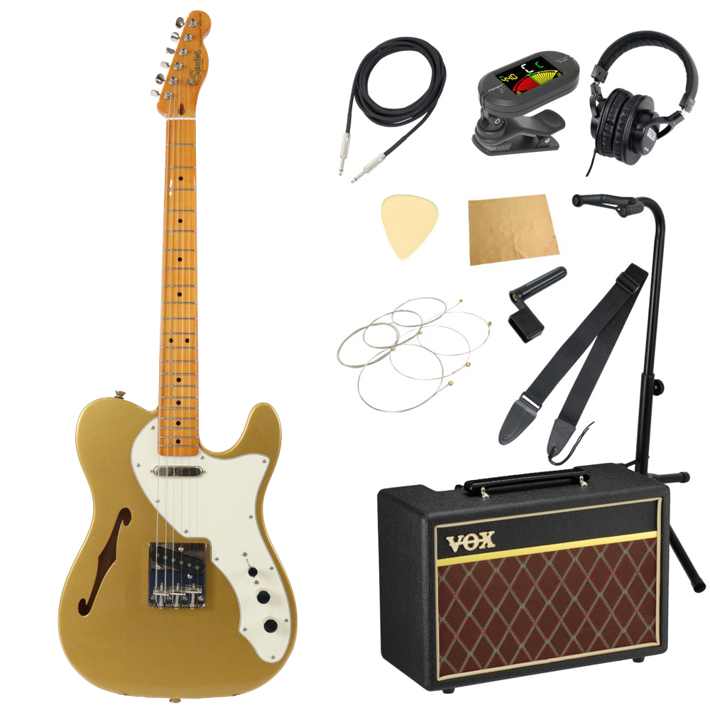 Squier FSR Classic Vibe '60s Telecaster Thinline MN PPG Aztec Gold