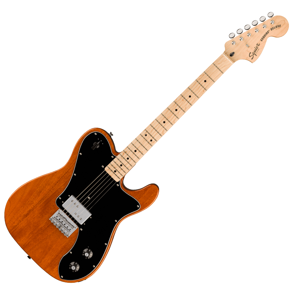 Squier スクワイヤー スクワイア Paranormal Esquire Deluxe Mocha エレキギター テレキャスター VOXアンプ付き 入門11点 初心者セット ギター本体画像