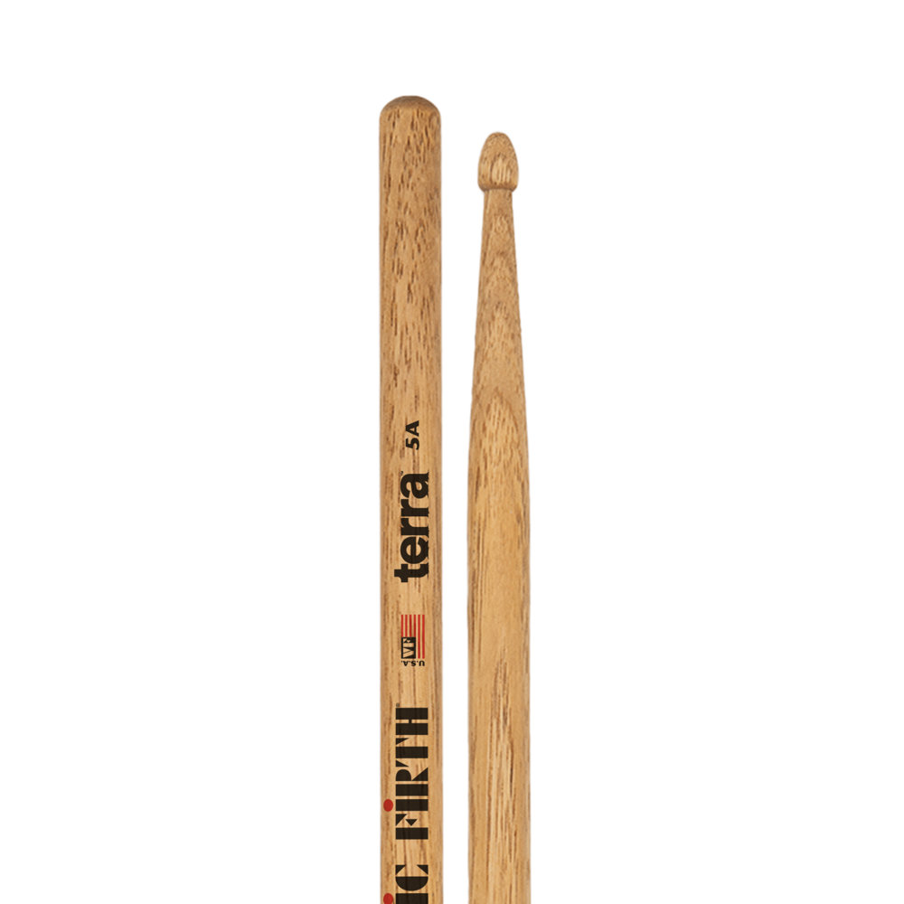 VIC FIRTH ヴィックファース VIC-5AT TERRA ドラムスティック×3セット ロゴとチップ