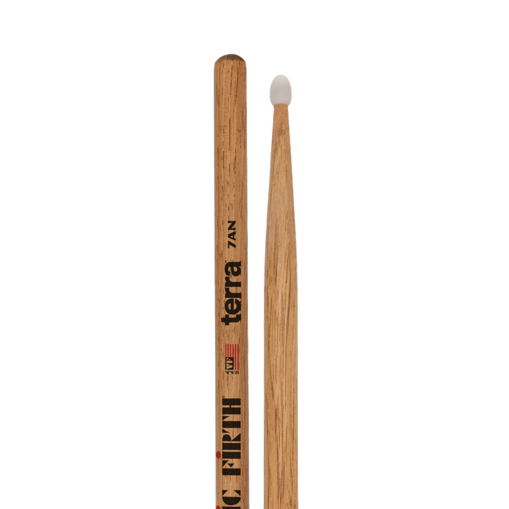 VIC FIRTH ヴィックファース VIC-7ATN TERRA ドラムスティック×3セット ロゴとチップ