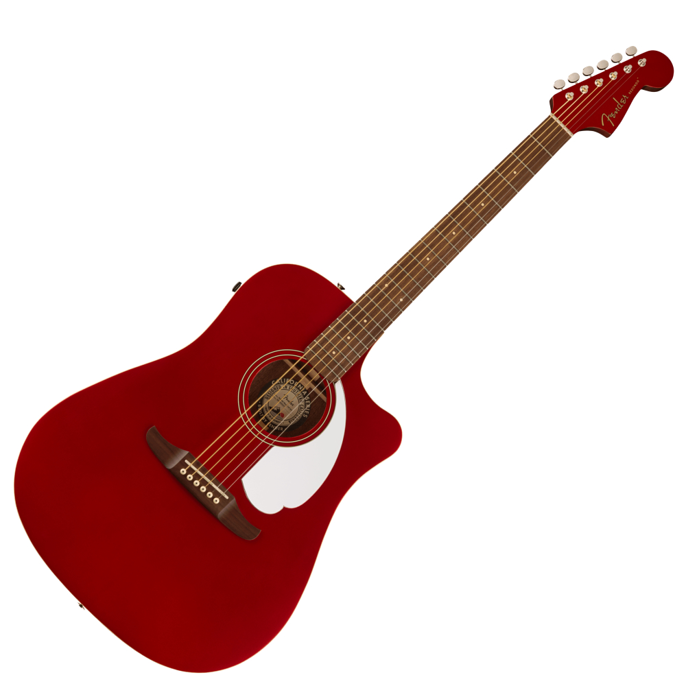 Fender フェンダー REDONDO PLAYER WN Candy Apple Red エレクトリックアコースティックギター 入門9点 初心者セット ギター本体画像