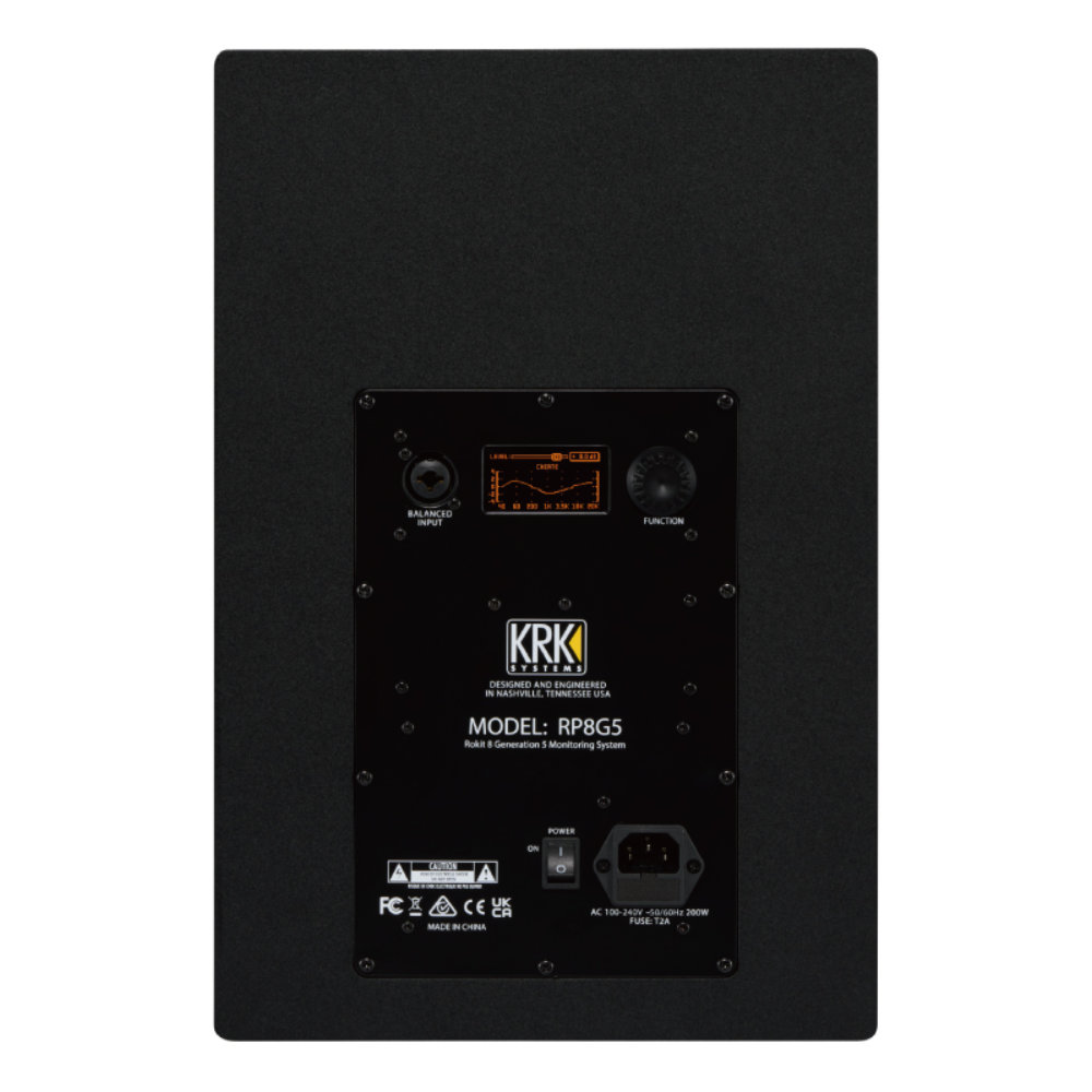 KRK SYSTEMS RP8G5 ROKIT G5 パワードモニタースピーカー 1本×2本 背面