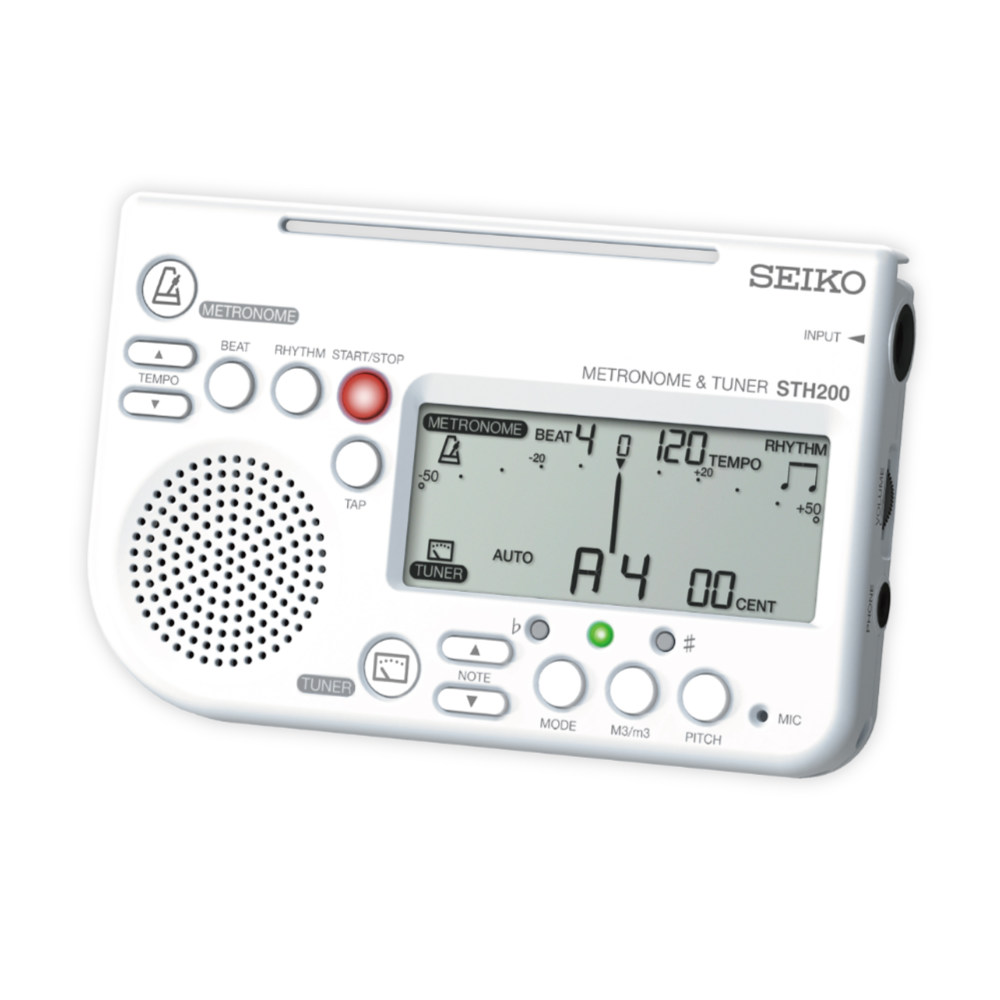 SEIKO セイコー STH200WH チューナーメトロノーム STM30WH チューナーマイク 2点セット チューナー画像