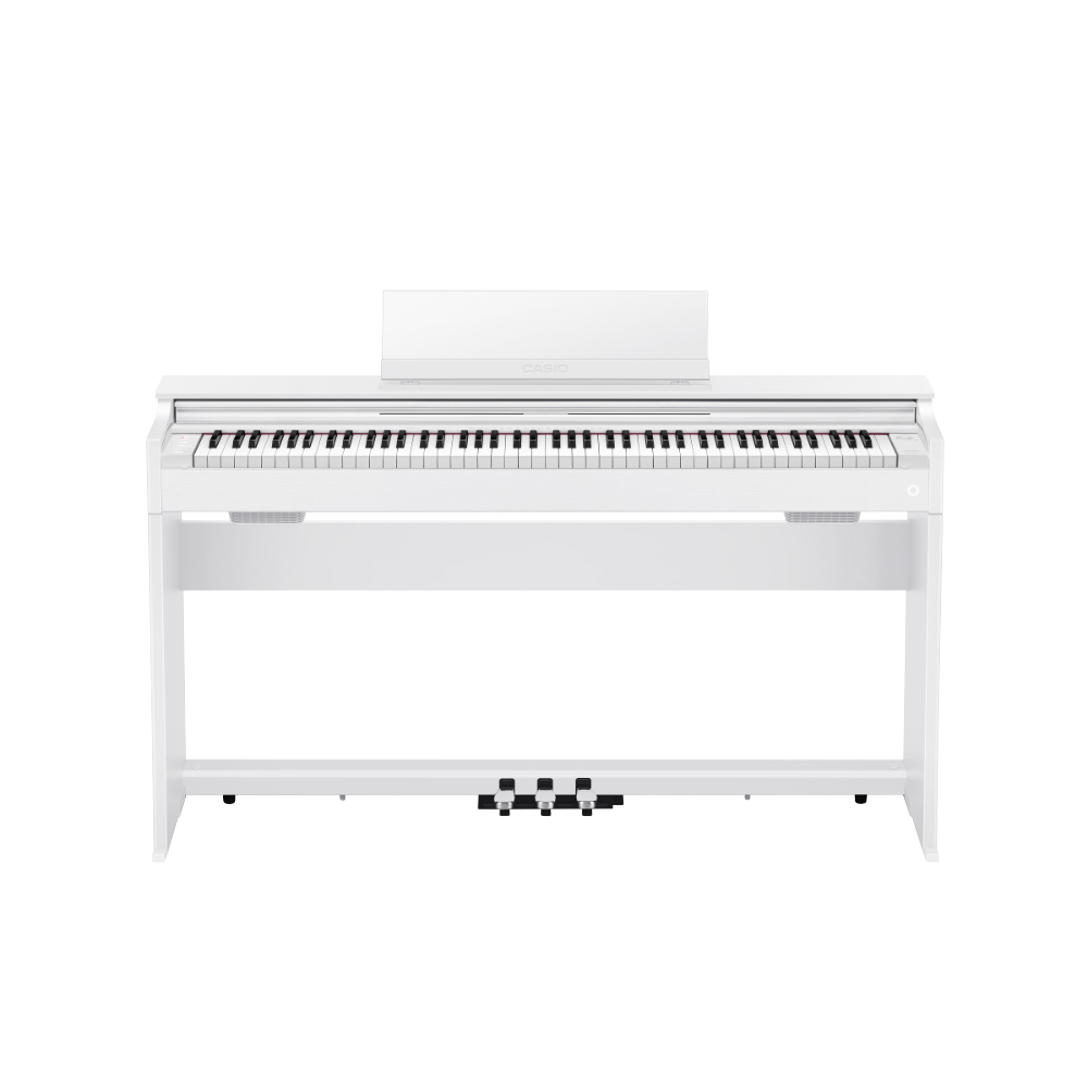CASIO カシオ CELVIANO AP-S200WE ホワイト 電子ピアノ CASIO CB-30 WE 高低自在 ピアノ椅子付き【組立設置無料サービス中】 正面画像