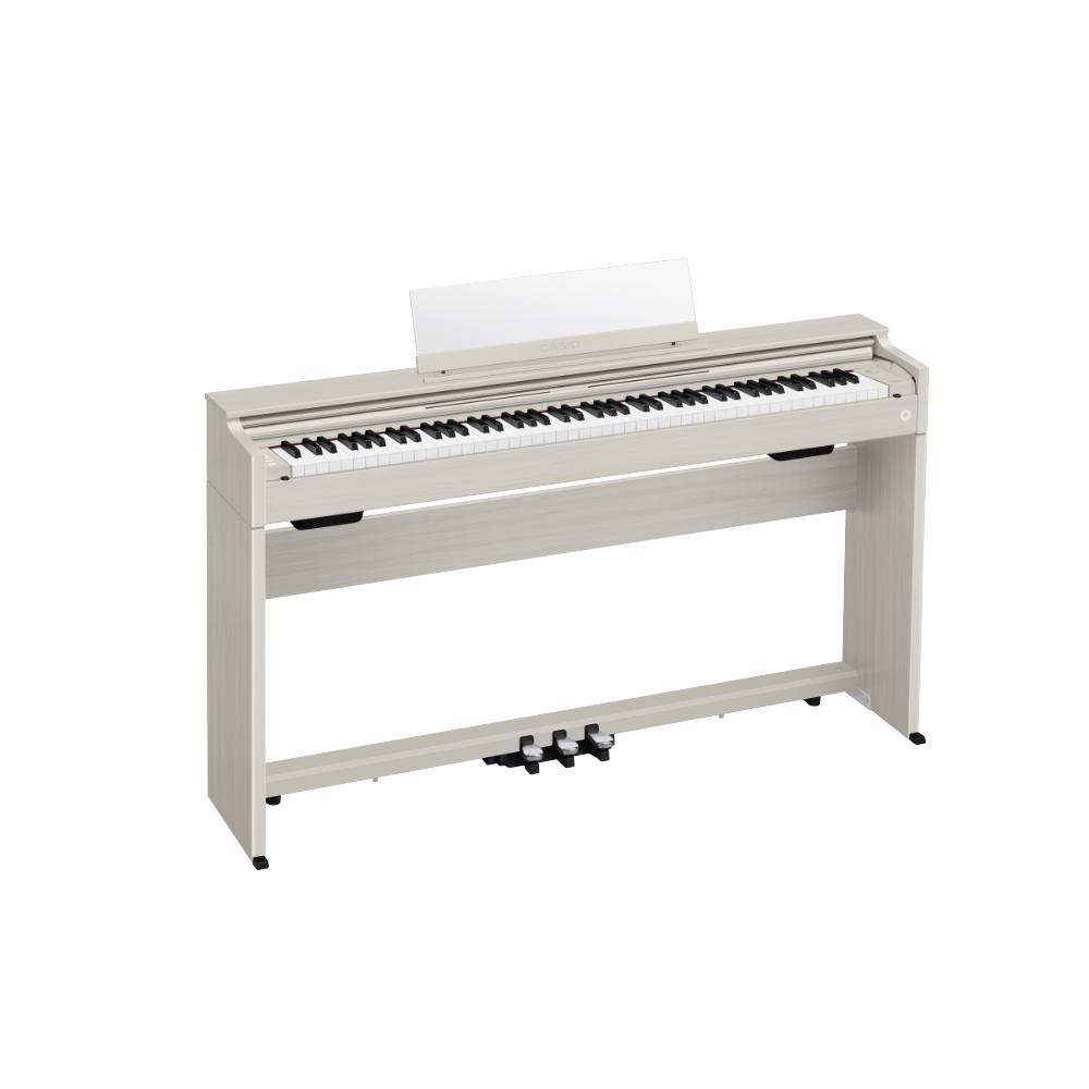 CASIO カシオ CELVIANO AP-S200GB グレーベージュ 電子ピアノ CASIO CB-30 GB 高低自在 ピアノ椅子付き【組立設置無料サービス中】 アングル画像