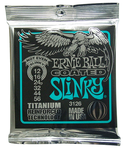 ERNIE BALL 3126/Coated Not Even Slinky コーティングエレキギター弦×3SET