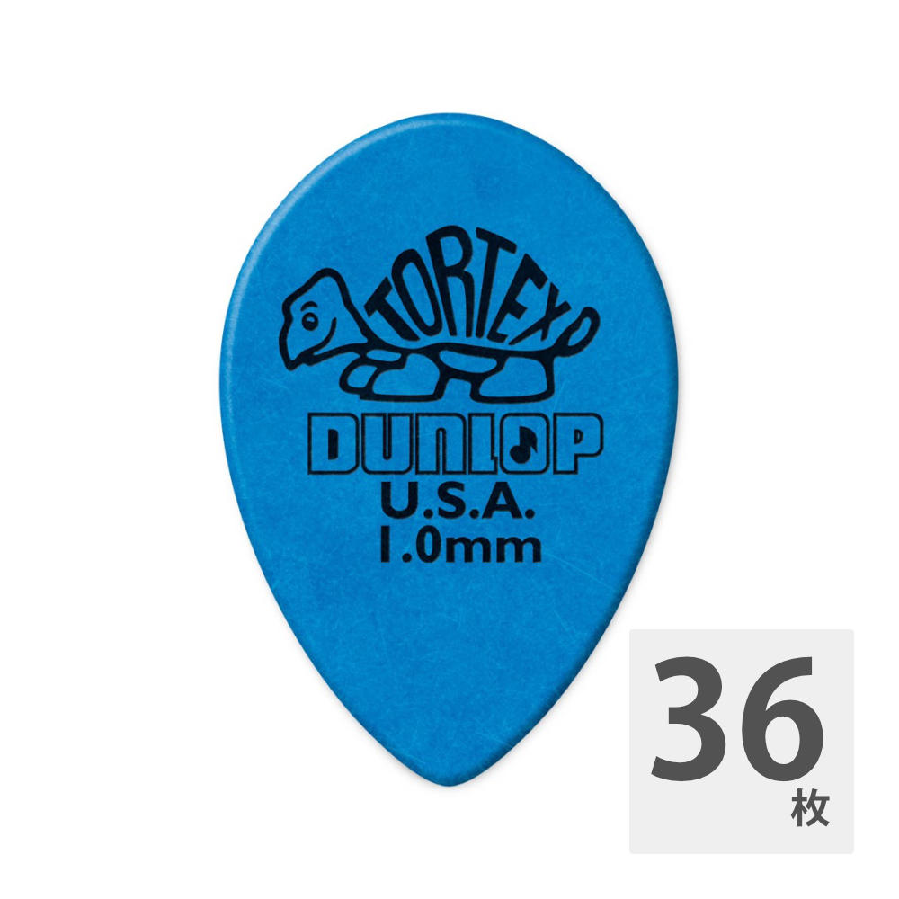 JIM DUNLOP 423R TORTEX SMALL TEAR DROP 1.0×36枚 ピック